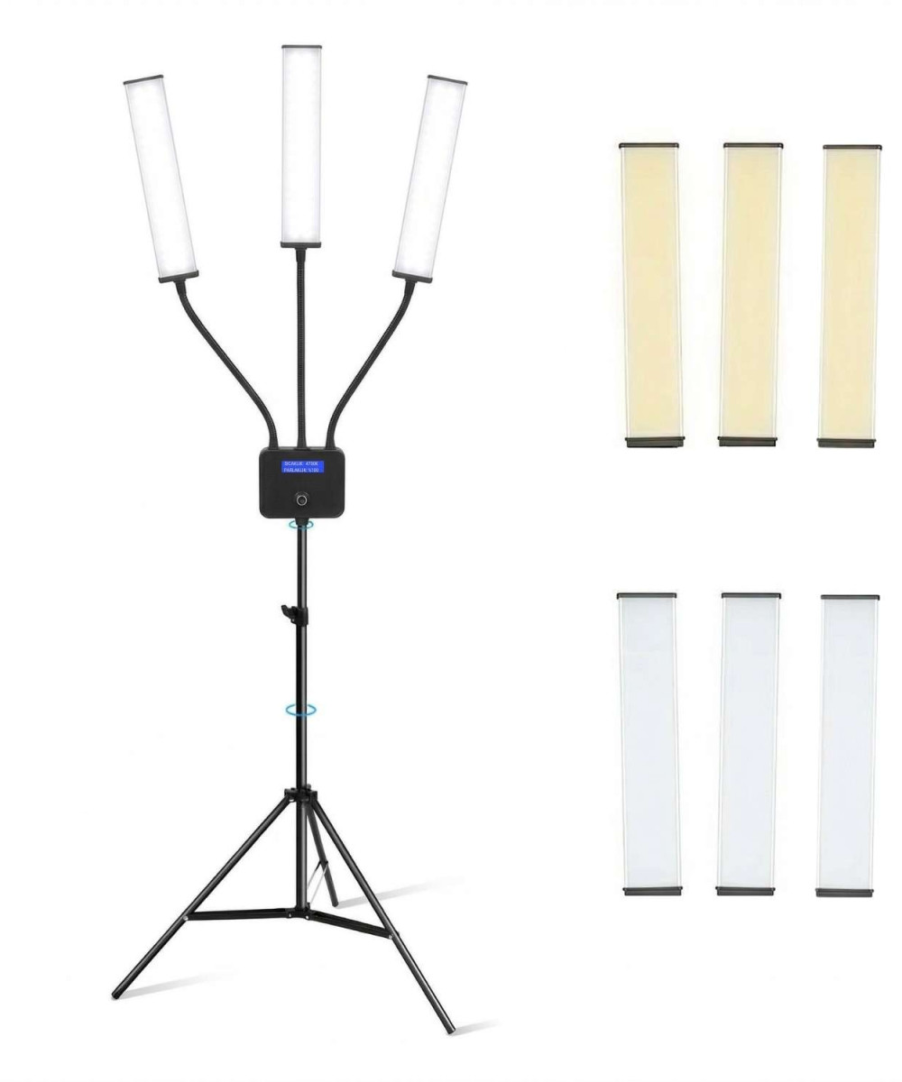 3 Kollu Kalıcı Makyaj ve Dövme Işığı 90 watt