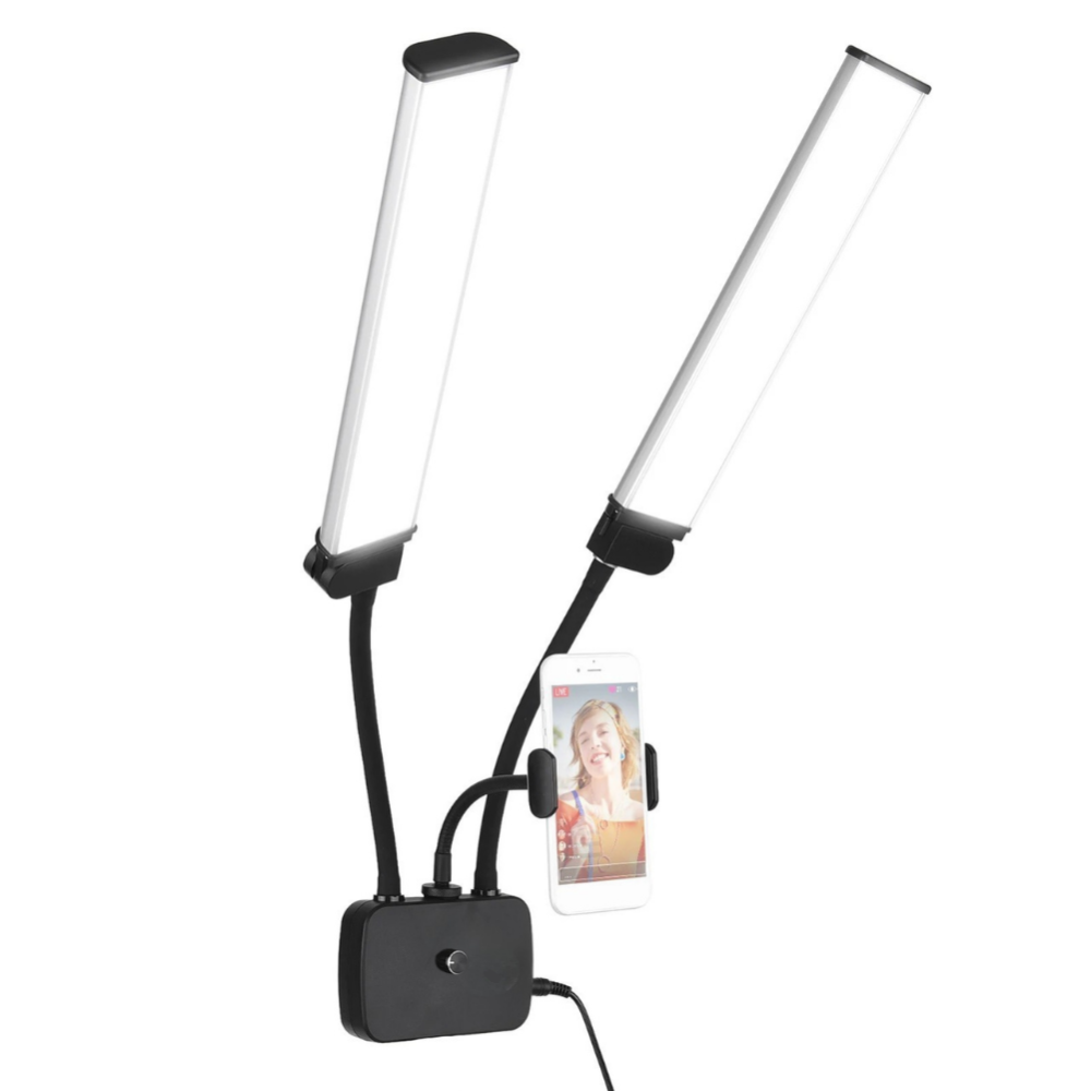 2 Kollu Kalıcı Makyaj ve Dövme Işığı 60 watt