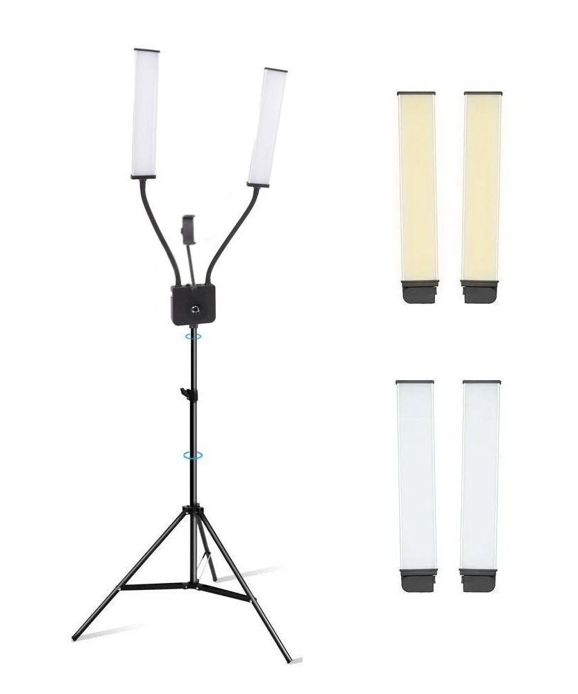2 Kollu Kalıcı Makyaj ve Dövme Işığı 60 watt