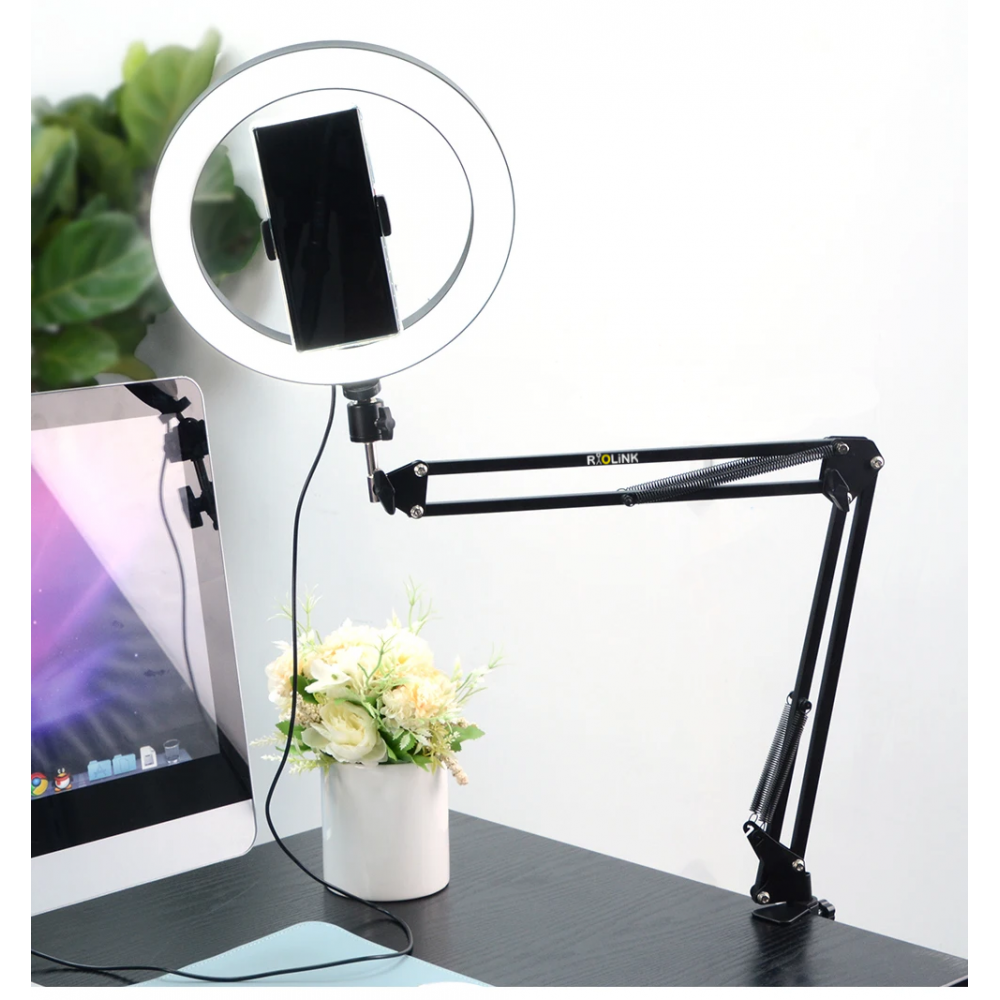 10 inch 9 watt Ring Light Masa Üstü Kollu 10 inch 9 watt Ring Light Masa Üstü Kollu