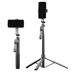 Ultra Uzun 2.15 Metre Bluetooth Kumandalı Tripod Selfie Çubuğu