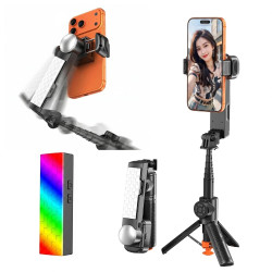  Tek Eksenli Gimbal Stabilizatör Tripod Selfie Çubuğu