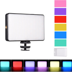 Taşınabilir LED Video Fotoğraf Işığı Şarjlı 3000mAh Kamera Üstü Dolgu Işığı ve Vlogger Canlı Yayın Aydınlatma Paneli Taşınabilir LED Video Fotoğraf Işığı Şarjlı 3000mAh Kamera Üstü Dolgu Işığı ve Vlogger Canlı Yayın Aydınlatma Paneli