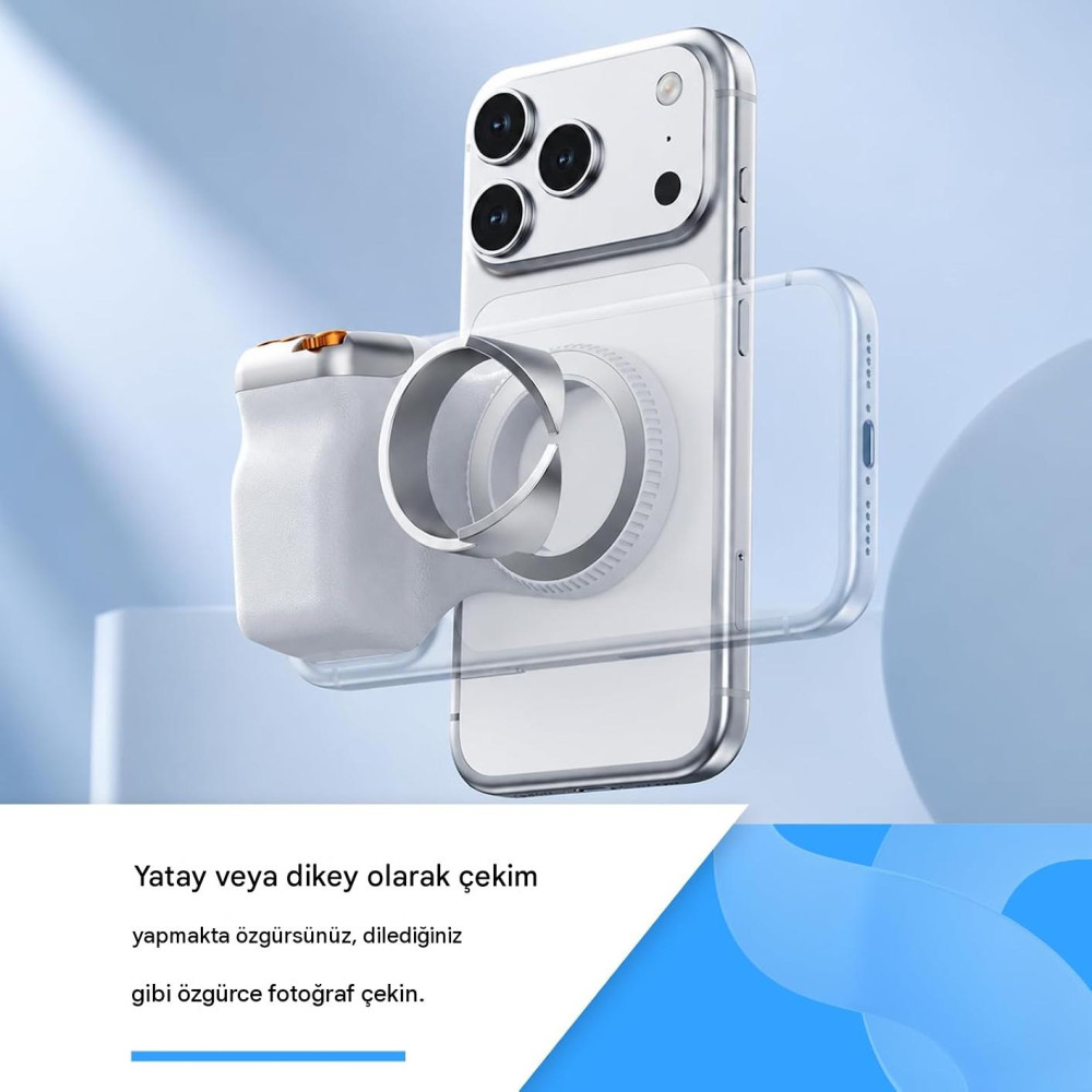 Xpro MagSafe Uyumlu Bluetooth Kumandalı Kamera Grip Telefon Tutucu Xpro MagSafe Uyumlu Bluetooth Kumandalı Kamera Grip Telefon Tutucu