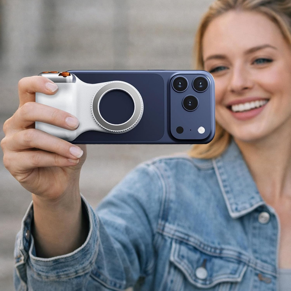 Xpro MagSafe Uyumlu Bluetooth Kumandalı Kamera Grip Telefon Tutucu Xpro MagSafe Uyumlu Bluetooth Kumandalı Kamera Grip Telefon Tutucu